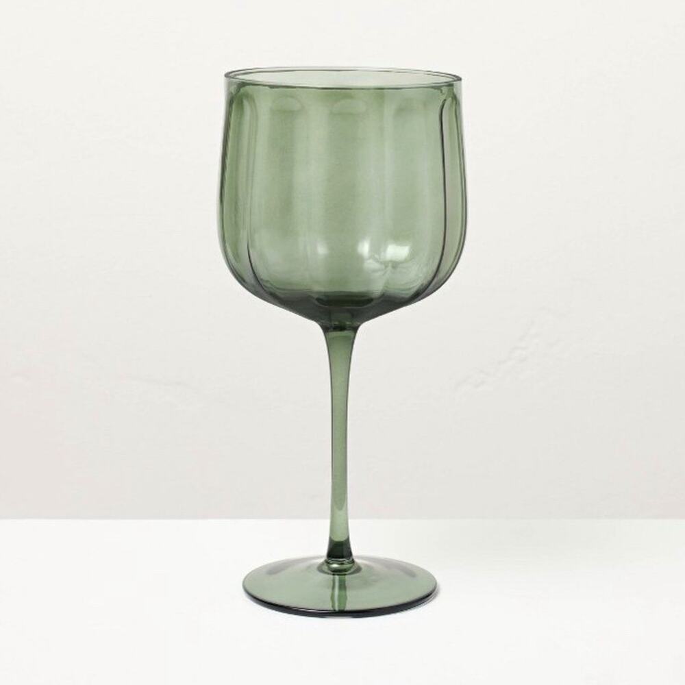 Hearth & Home by Magnolia 16oz Wine Golblet - Green